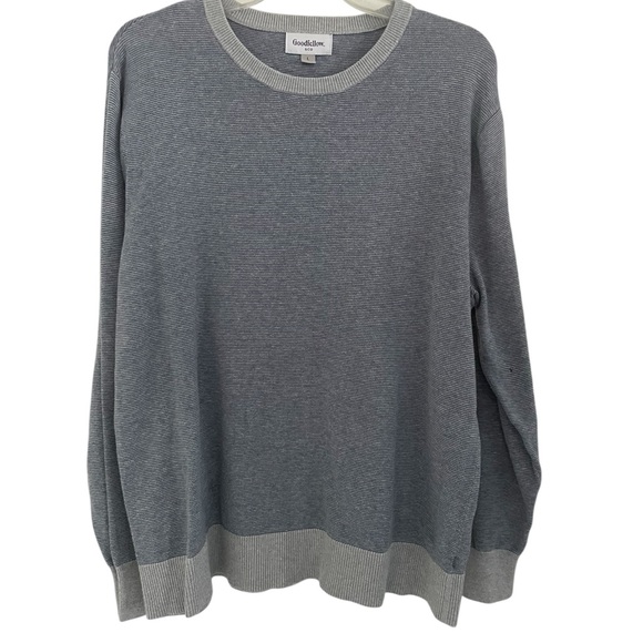 Goodfellow & Co Other - Goodfellow & Co Men's Gray & Blue‎ Long Sleeve Sweater